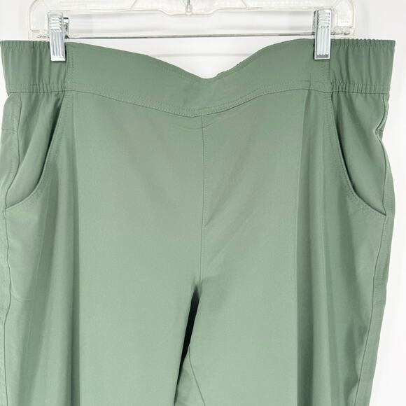 Eddie Bauer Women's Departure Ankle Pants In Alpine Green Size L Athleisure Gorp - Picture 5 of 15